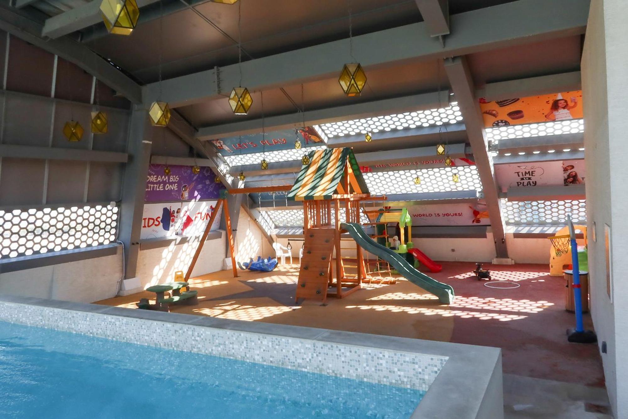 Steigenberger Residence Doha Exterior foto The interior of the leisure centre